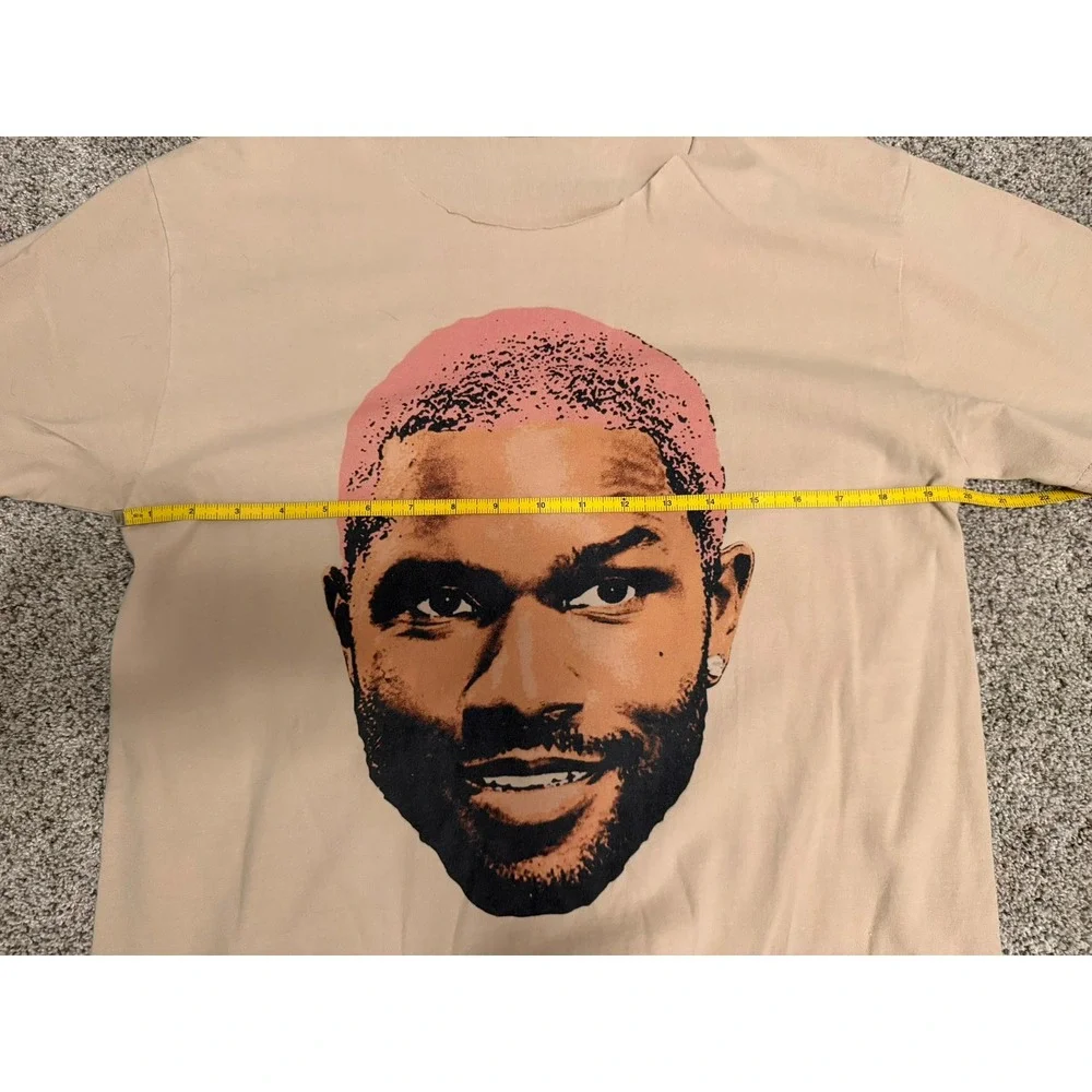 Frank Ocean T-Shirt Fathead Cut Neck Pink Hair Blonde Album - Picture 5 of 6